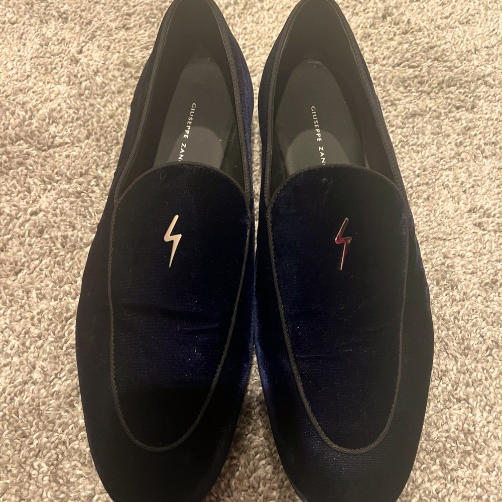Guiseppe Zanotti slip-on Velvet Loafers
